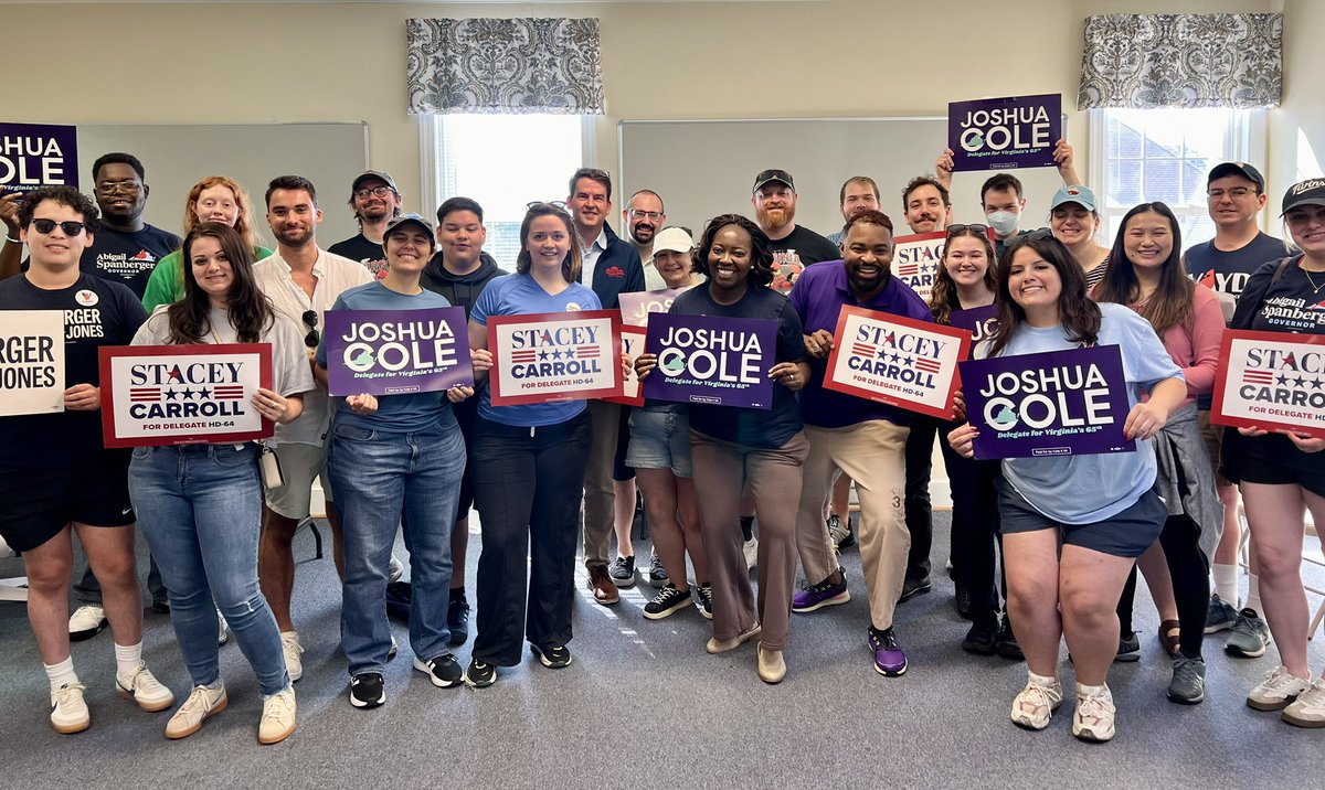 Sen. Jeremy McPike (@jeremymcpike) on Twitter photo Kicked off the morning alongside <a href="/VAYD/">Virginia Young Dems</a> canvassing for <a href="/JoshuaCole/">Delegate Joshua Cole</a> and <a href="/staceycarrollva/">Stacey Carroll</a>! With early voting less than a week away, every conversation at the doors counts. Let’s carry this energy through to November! 💪🗳️ Kicked off the morning alongside <a href="/VAYD/">Virginia Young Dems</a> canvassing for <a href="/JoshuaCole/">Delegate Joshua Cole</a> and <a href="/staceycarrollva/">Stacey Carroll</a>! With early voting less than a week away, every conversation at the doors counts. Let’s carry this energy through to November! 💪🗳️