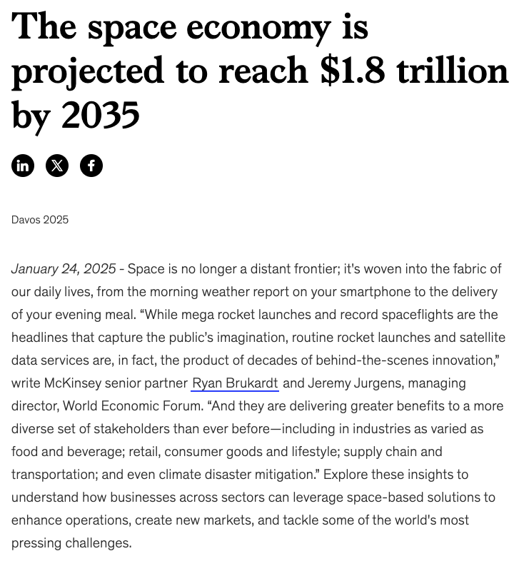 itschrisray's tweet image. There is SpaceX and $RKLB.
That's it.
There are no other serious players in the commercial space industry that have anywhere near the head start that these 2 companies have when it comes to launch and space systems.
SpaceX is private, and so, is tricky to invest in for the…