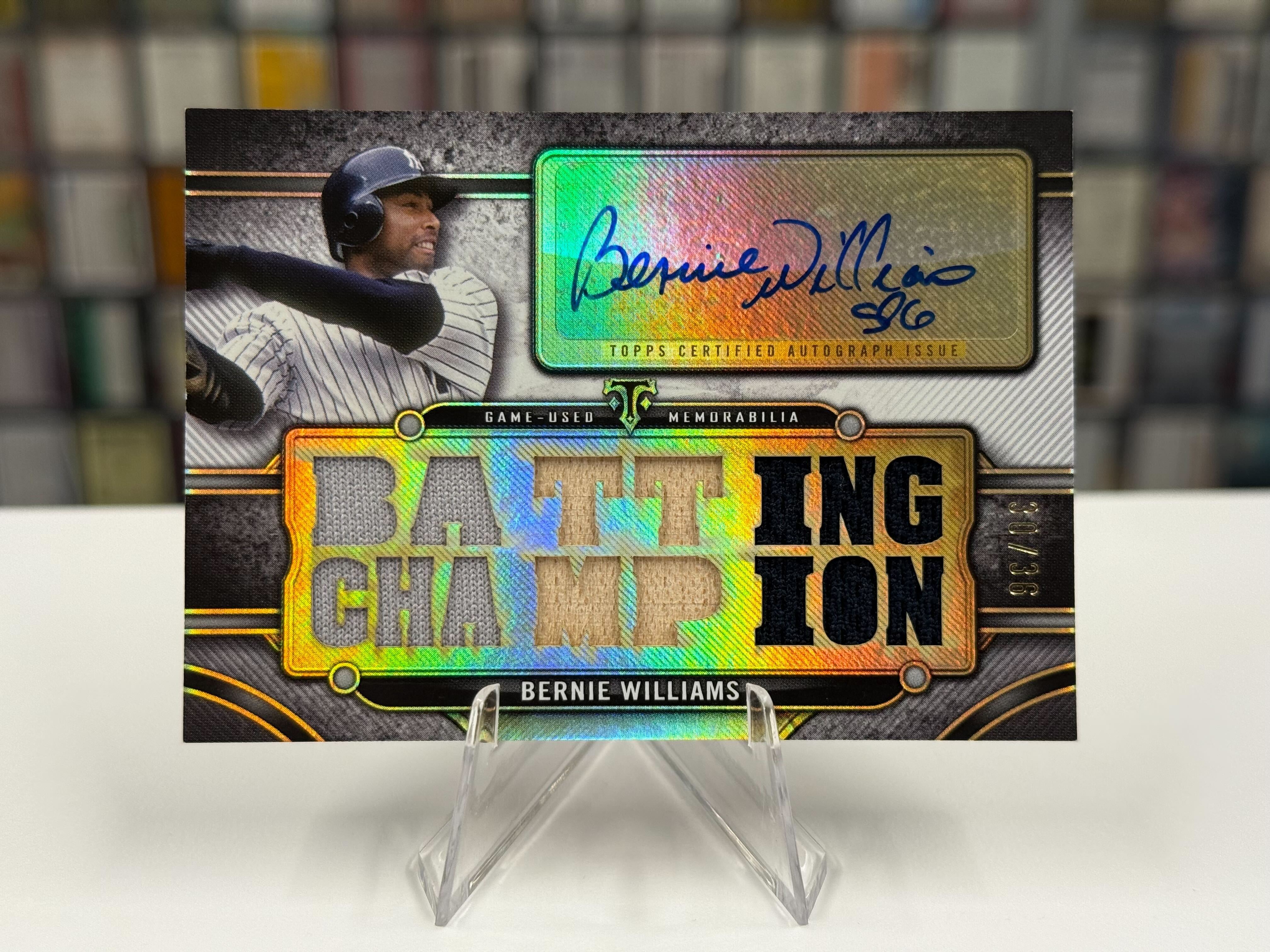 メジャーリーグ　カード　Barnie Willrams 1990 Topps Bernie Williams | PSA CardFacts®
