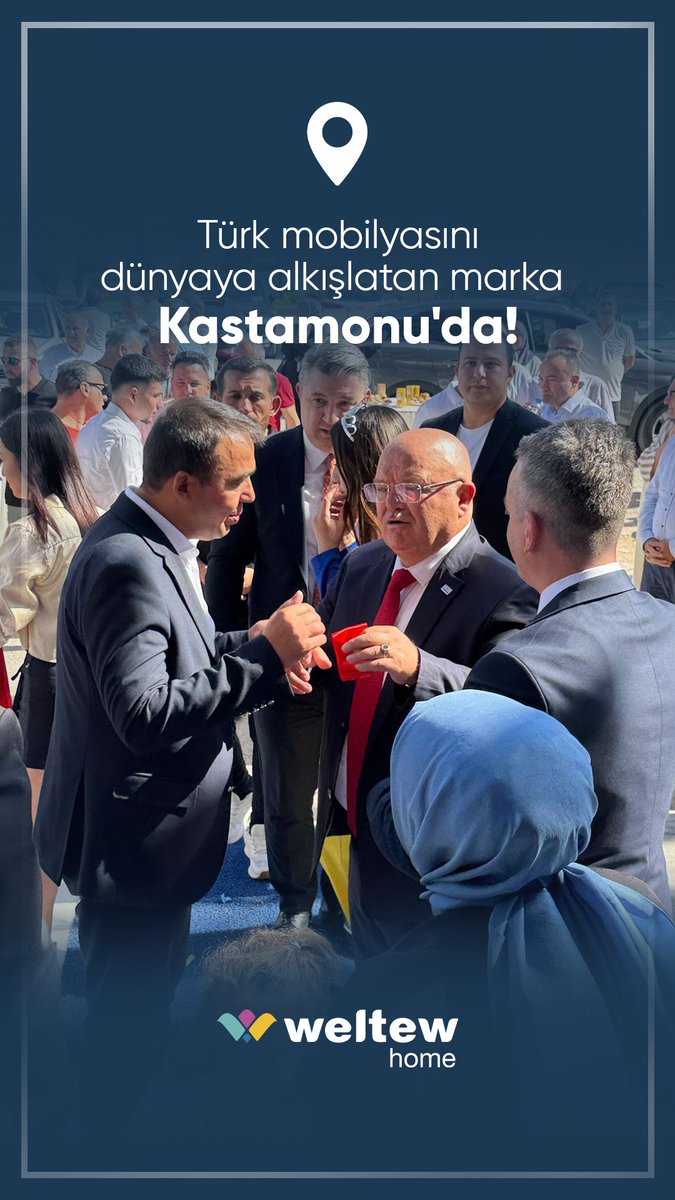 MstfblcBALCI's tweet photo. Bugün Kastamonu Weltew Home mağazamızın açılışını gerçekleştirdik. Yeni mağazamızın yatırımcımıza, sektörümüze, Kastamonu'ya ve memleketimize hayırlı olmasını dilerim. 

Bizleri açılışımızda yalnız bırakmayan tüm misafirlerimize gönülden teşekkür ederim. https://t.co/Xei5Uetqpf