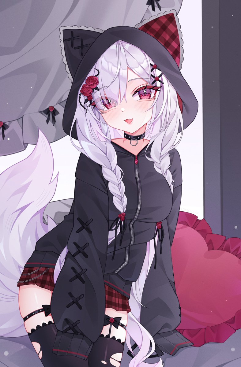 Rinne_oi's tweet photo. ✧｡🖤˚.⋆☾⋆🥀⁺⋆
#katsunart #illustration #Vtuber #イラスト 
@KatsunaVT hope ure doing well <3 https://t.co/yiIX6LynQT