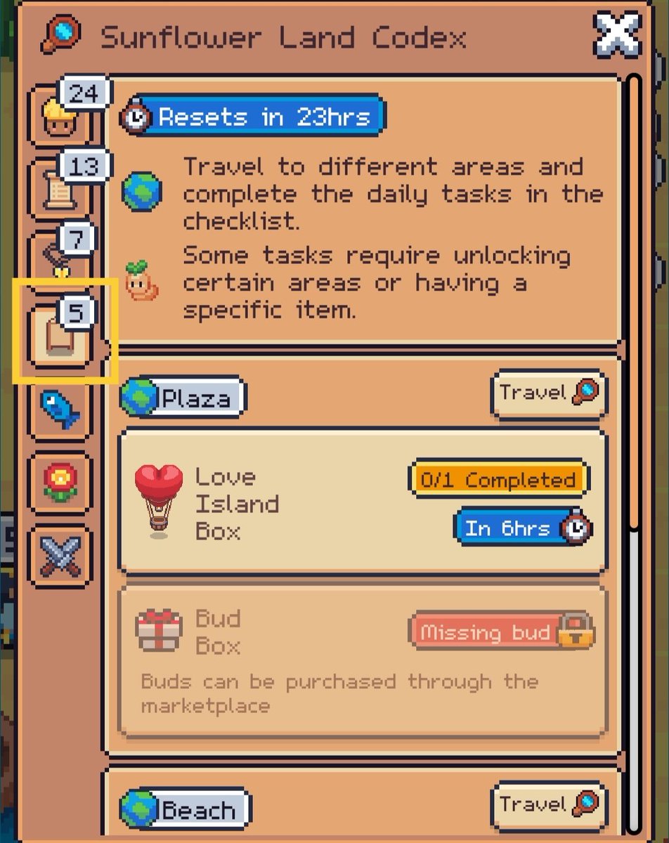 leacrypt00's tweet photo. Liking this new feature 👌 No more running to the beach if I did my daily dig or to the plaza just to see Love Island’s next schedule, or if I played the mini games. Super convenient and time efficient 🫶🏻🌻 @0xSunflowerLand https://t.co/t8RHfCGcrC