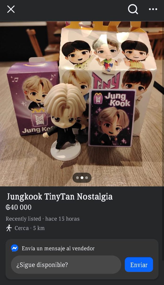 VeraCholi's tweet image. 🚨ARMYS DE PARAGUAY🚨

Por favor no caigan en esta estafa ✋🏻☠️

JAMÁS ESTARÁ A ESE PRECIO ! El combo en McDonald’s es 34.000GS así que es IMPOSIBLE QUE REVENDAN A ESE PRECIO! 

#ARMY #ARMYPY #McDonaldsXtinytan