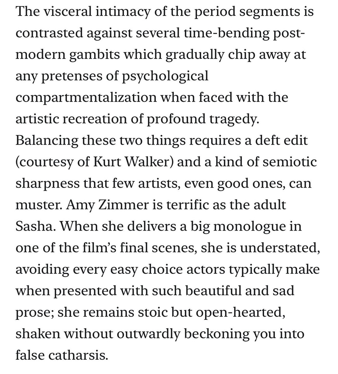 As a fan of Sam’s writing this meant a lot to me 🤍