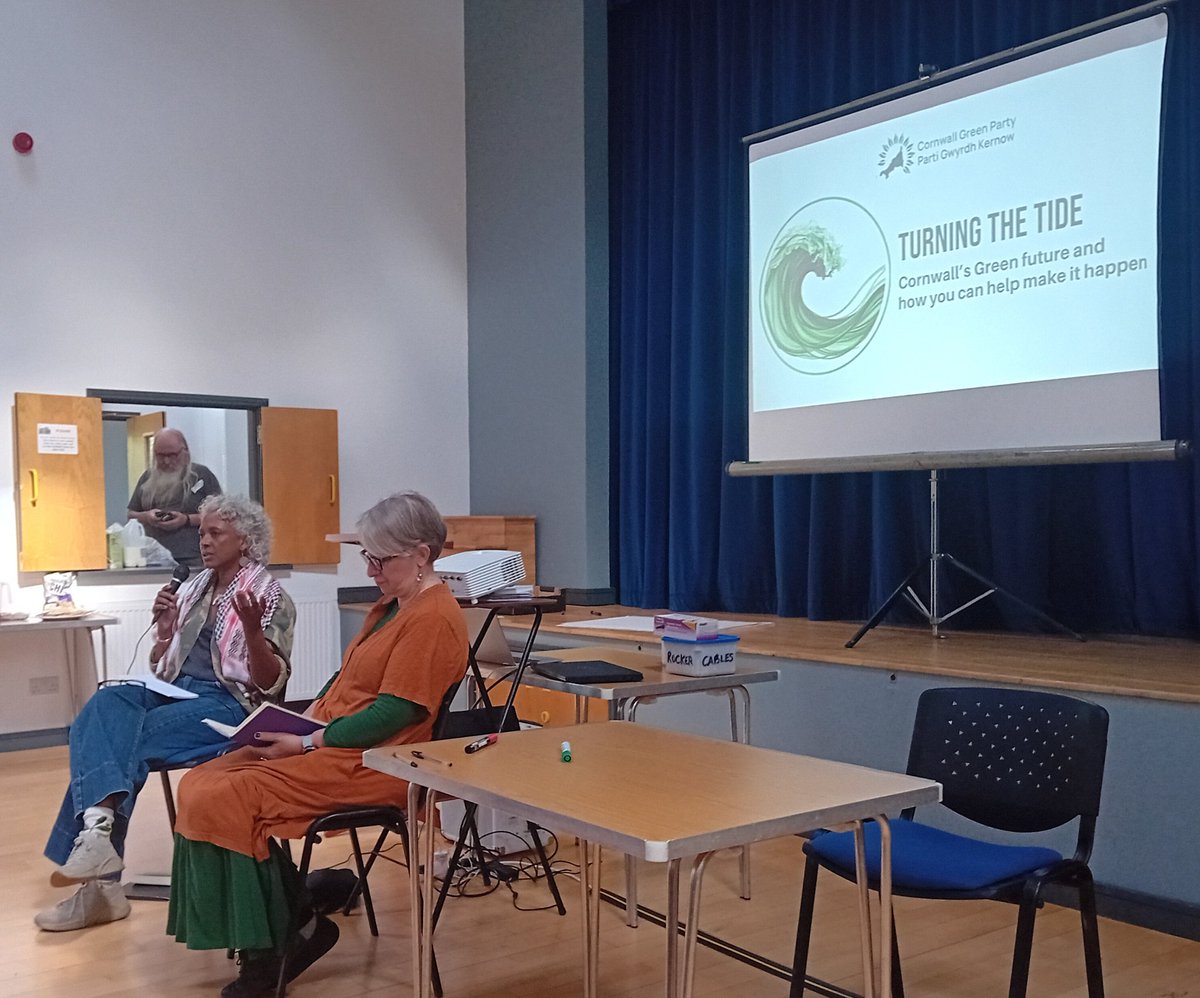 Tom___Scott's tweet image. Great turnout for the #Cornwall Green Party conference at Chacewater, which was fizzing with energy &amp;amp; determination to "build hope brick by brick," as Cllr @drewcreek put it. And brilliantly inspiring contributions from @natalieben &amp;amp; Gillian Burke.

A big #greenwave is coming!
