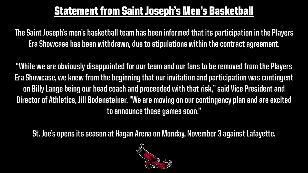 Saint Joseph's Hawks tweet media