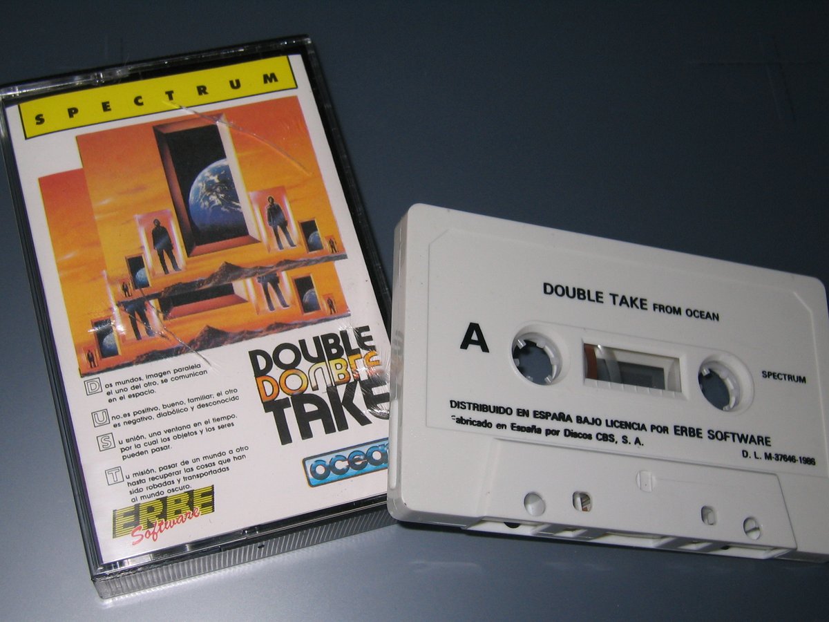 YedaiJamao's tweet image. Pocos juegos para #zxspectrum más originales que Double Take