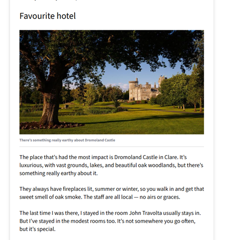 Dromoland Castle tweet media