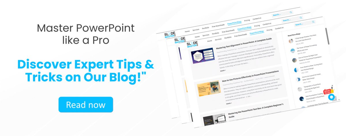 SlidemasterzT's tweet image. Whether you’re a beginner learning the basics or an experienced presenter. Master PowerPoint, learn tips, tricks, &amp;amp; tutorials that help you design stunning, professional presentations.

Read more: slidemasterz.com/powerpoint-blo…

#SlideMasterz #PowerPointHacks #PowerPointTips #PowerPoint