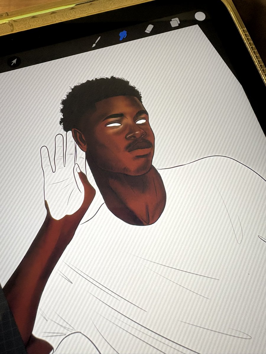 blion2027's tweet photo. C’est au tour de notre futur crack @RobinioVaz34 d’être illustré par mes soins 🤟🏾😅
#teamom #OM #OlympiqueDeMarseille #illustration #art https://t.co/IPHvkWzj1F
