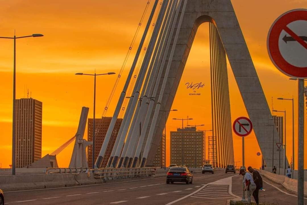 #Abidjan , sunset 🌇