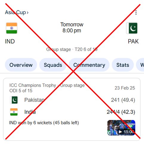 VikramKrDas_'s tweet photo. Operation सिन्दूर को सपोर्ट करने वाले क्या भारत - पाकिस्तान का मैच देखेंगे ??
#Ind_VS_Pak https://t.co/TBEIlB0WGg