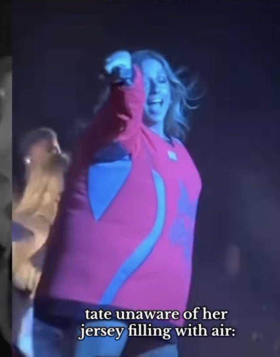 the way she never wore a jersey on stage again after this