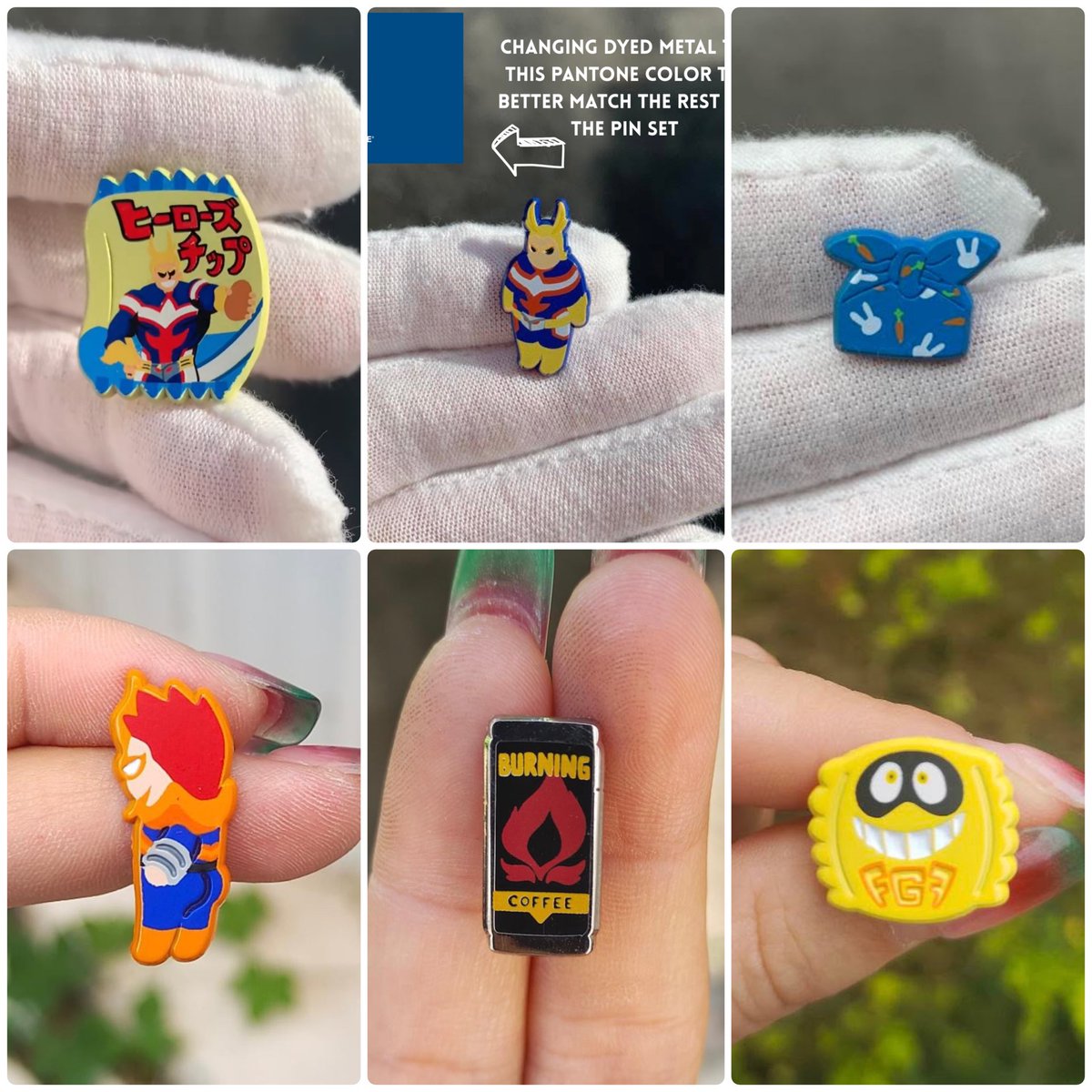 Preorders on all these guys are available now! 

Fat Gum is only available as a single, but All Might and Endeavor sets are available in limited quantities! 

👉 misterlegatoart.com/shop/

#mhapins #bnhapins