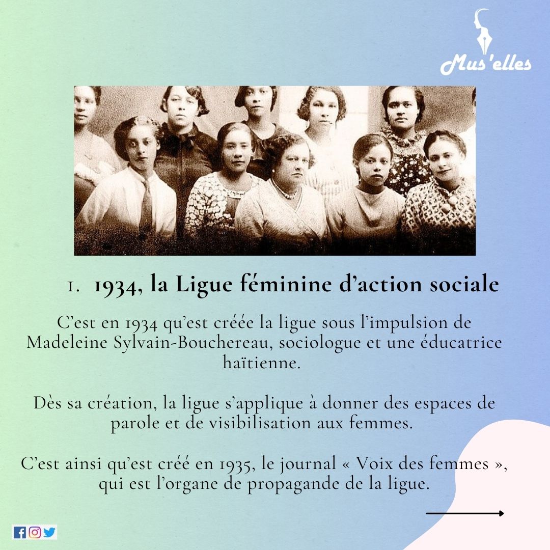 Muselles1's tweet photo. De la lutte pour le droit de vote, la reconnaissance du viol comme un crime à la loi sur la paternité responsable en passant par la dénonciation des violences conjugales et de la maltraitance des enfants, voici 4 dates à retenir dans l’histoire du féminisme haïtien. https://t.co/ZiODAefBmF