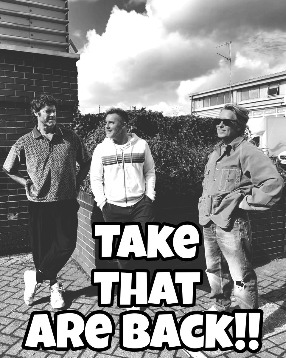 LittleMeThatter's tweet image. Love how this was so unexpected 🥰 

Made my week, this new pic of @takethat ❤️ 

Really excited to see what you have planned for us @GaryBarlow
@OfficialMarkO #Howard