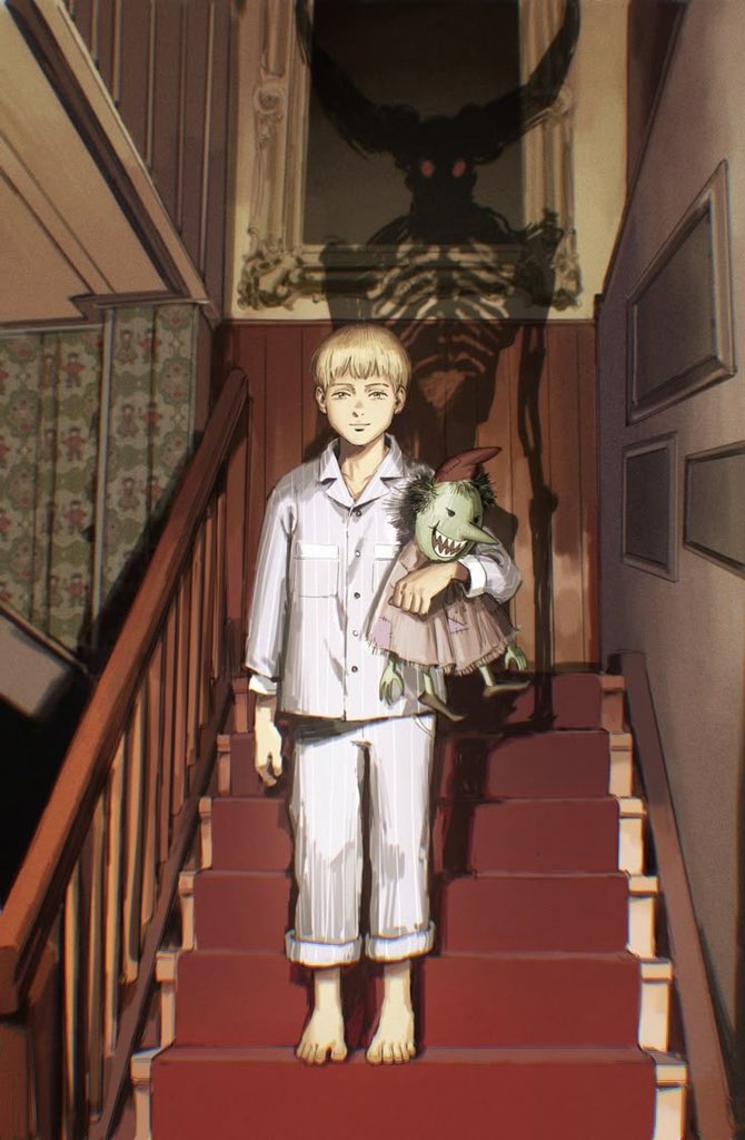 Kankinesque's tweet photo. Créer un antagoniste pure evil tout en le rendant extrêmement nuancé, c’est le plus grand geste technique qu’un mangaka peut faire. 

Pas étonnant qu’ils soient que 2 à l’avoir réalisé à la perfection. https://t.co/ZrsnziduWc
