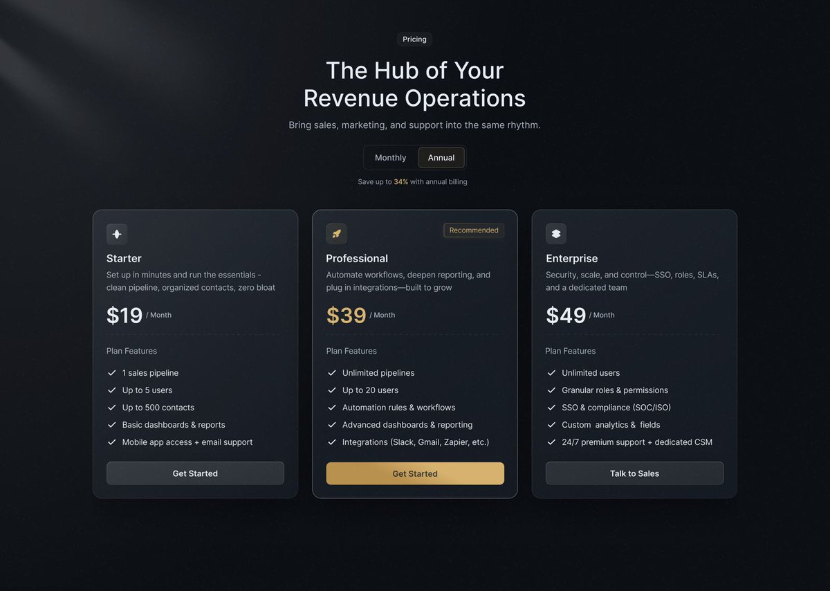 okcnaciye's tweet image. Dark Uı Pricing Table
#UIUX #WebDesign #DarkUı #Pricing #Design