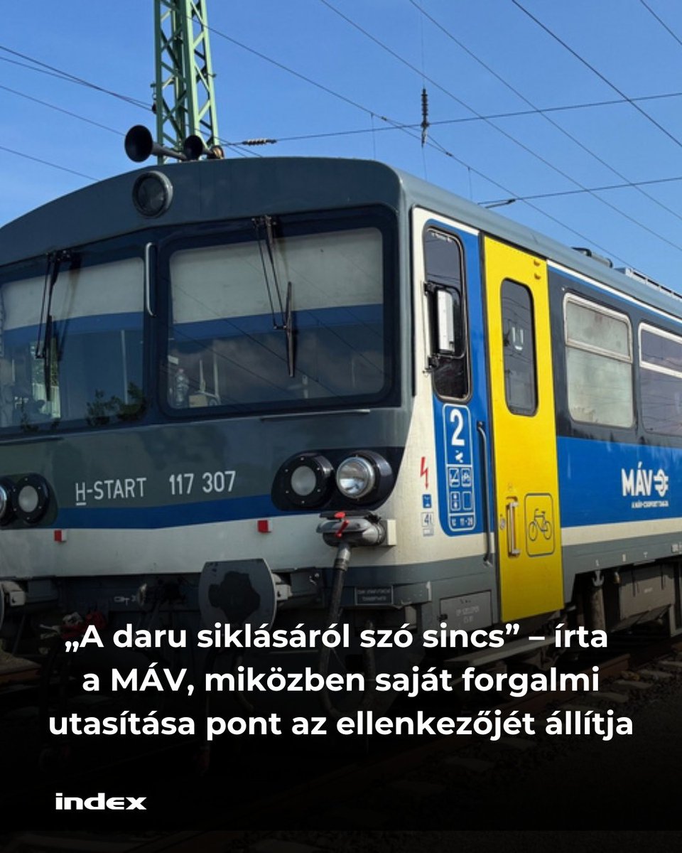 indexhu's tweet image. A daru egy vagy több kereke, vagy tengelye a vágányról lelépett, később azonban ismét a vágányra került? Pontosan ez történt.

index.hu/belfold/2025/0…

Fotó: MÁV-csoport / Facebook

#mav #daru #kisiklas #kozlekedes #indexhu