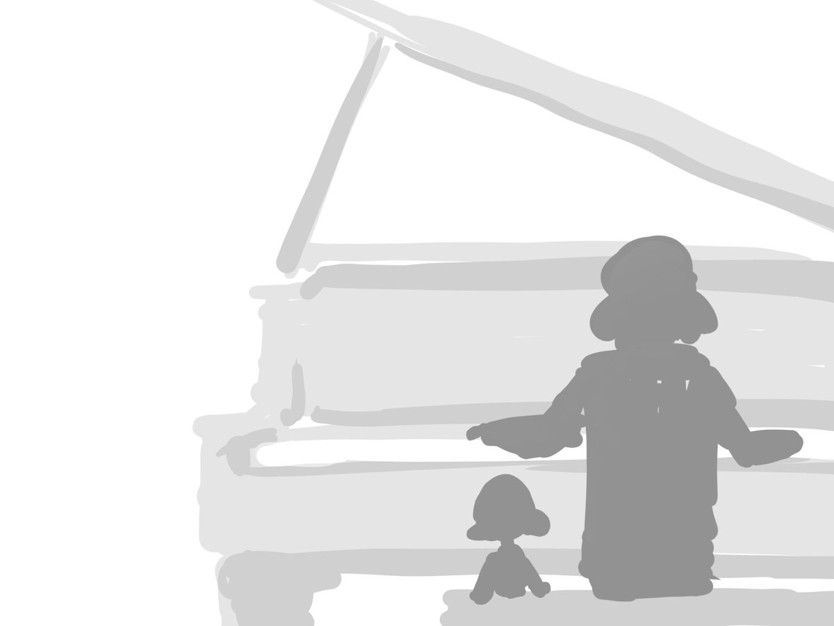그림 다 그릴 자신이 없어서 실루엣 놀이를 했어요