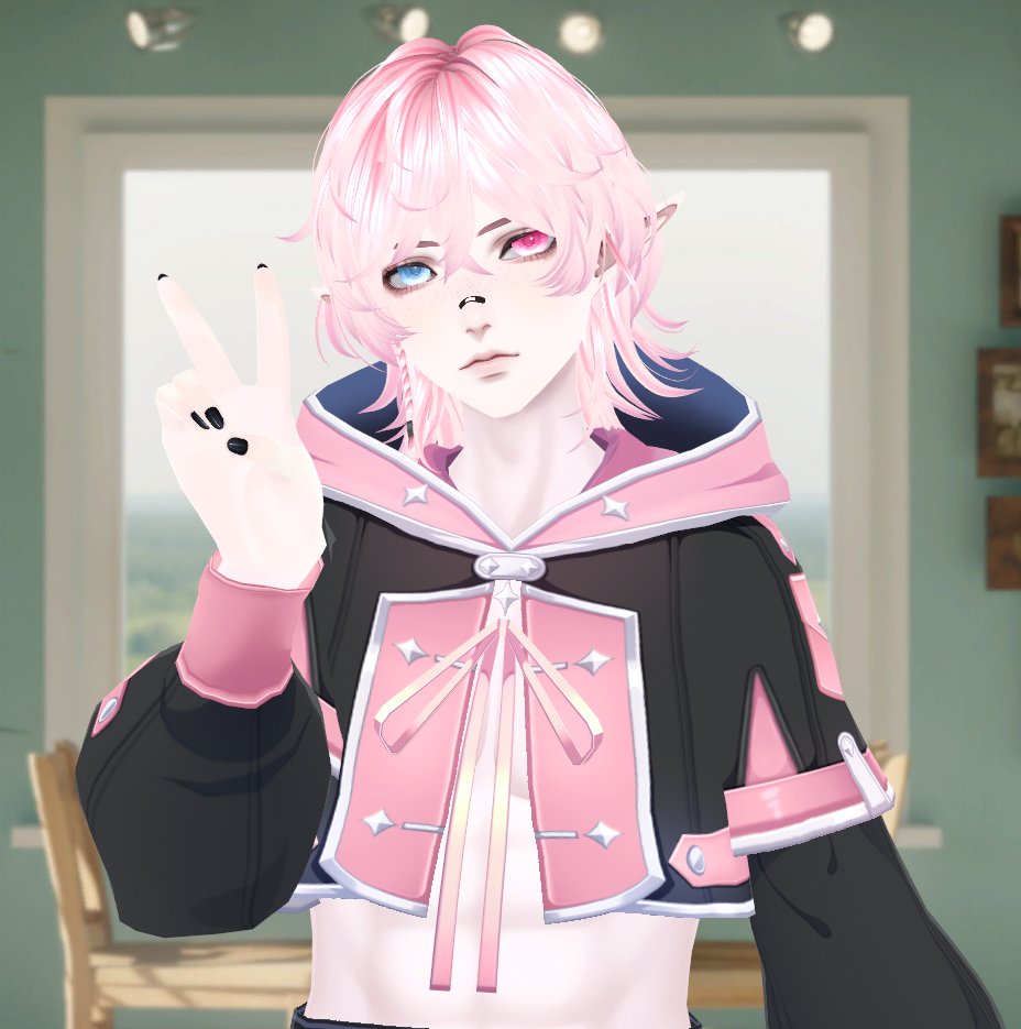 Liebe #Gervtuber ich hab mein 3D Model mal neu gemacht und angepasst bis ich mein neues Design bekomme hehe