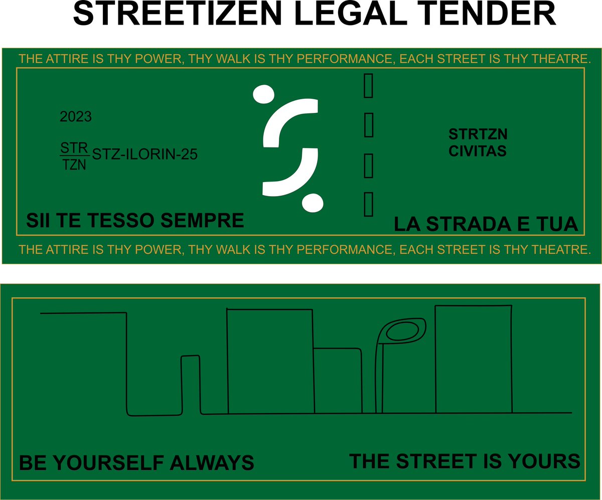 Creativ_Curve's tweet photo. Streetizen Legal Tender. https://t.co/Gm65THbh4d