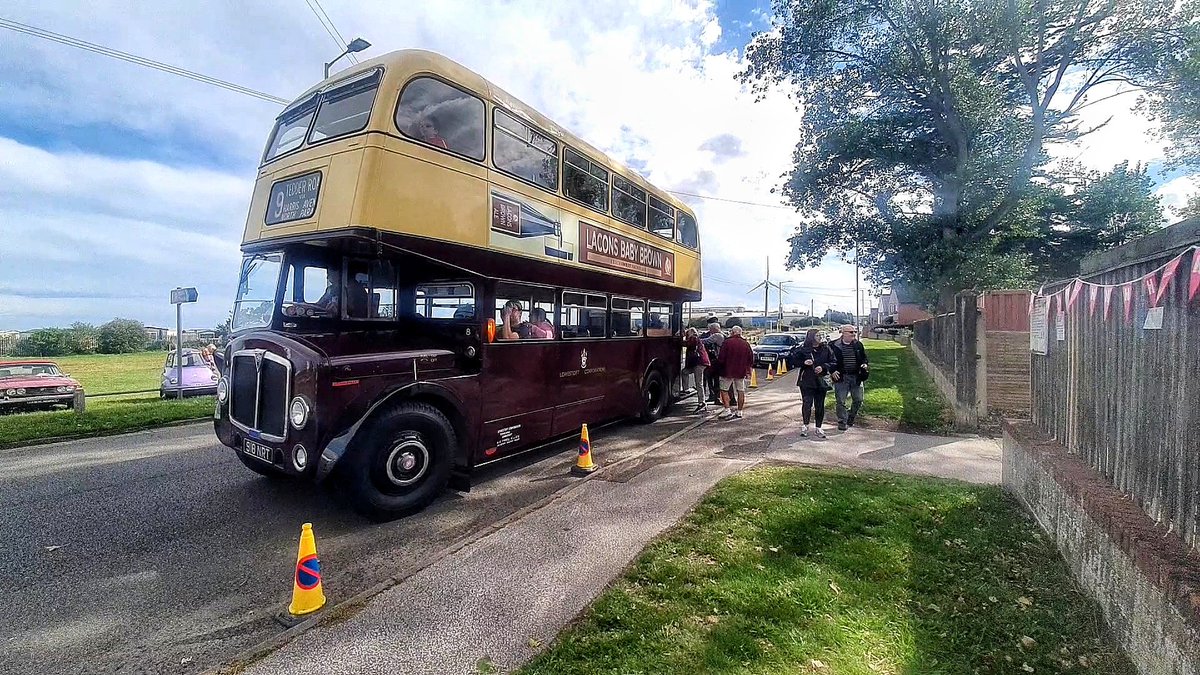 LMaritime's tweet photo. Wow! What a fantastic day we've had today celebrating our local #maritime heritage on the second day of @LowestoftHODs 
A big shoutout to East Anglia Transport Museum who brought a huge percentage of our visitors, numbering close to 100, on their free to ride vintage bus. https://t.co/kAUnkeZ0Zz
