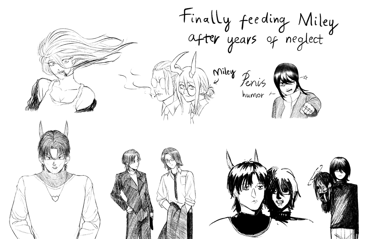 DeskerDanniser's tweet photo. Tons of unfinished artworks soooo here's some VC doodles https://t.co/W7vNXZ0VdI