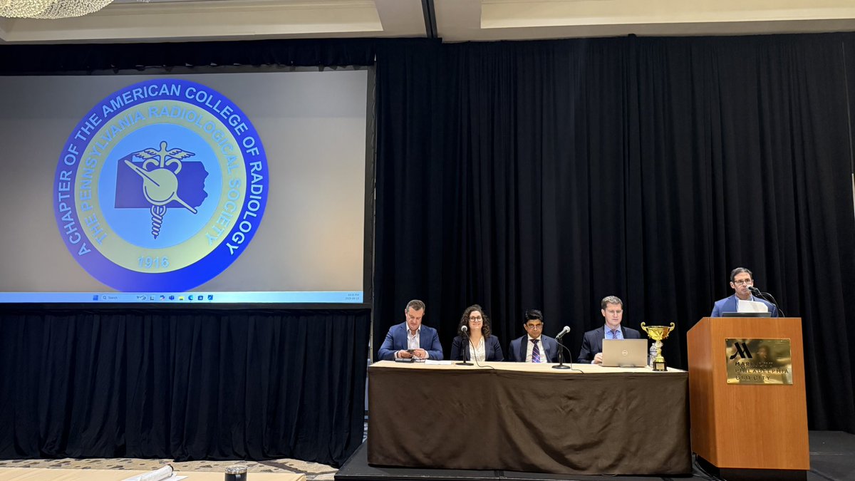 RFS & MSS Pennsylvania Radiological Society (@rfs_mss_parad) on Twitter photo Happening right now at PRS Annual meeting : Radiology’s biggest challenge? Workforce vs. Workload. Great insights today at #PRS2025 from dynamic panel Drs. Rubin, Jha <a href="/RogueRad/">Saurabh Jha</a> , and Spicer-Moehring <a href="/PamCakes2022/">Pamela Spicer, MD</a> , moderated by Dr. Kurtz. #RadRes #RadTwitter Happening right now at PRS Annual meeting : Radiology’s biggest challenge? Workforce vs. Workload. Great insights today at #PRS2025 from dynamic panel Drs. Rubin, Jha <a href="/RogueRad/">Saurabh Jha</a> , and Spicer-Moehring <a href="/PamCakes2022/">Pamela Spicer, MD</a> , moderated by Dr. Kurtz. #RadRes #RadTwitter