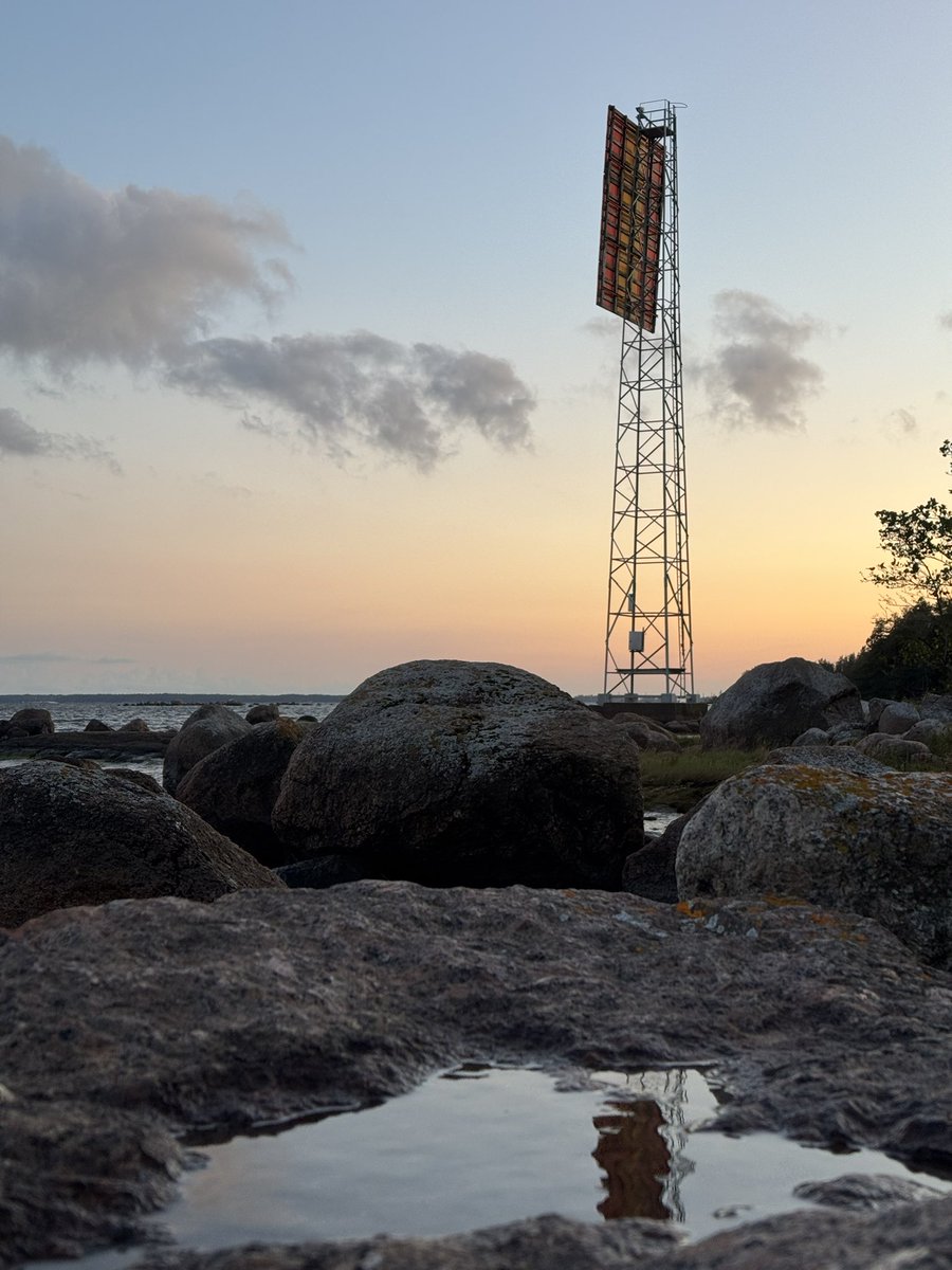 Nätti ilta merellä.