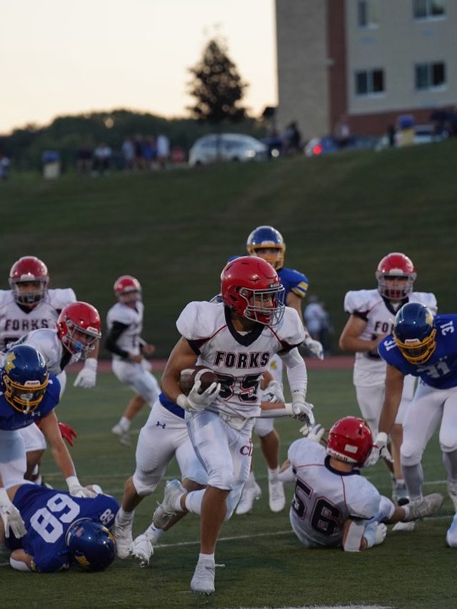 Our team gets a 42-19 win over Maine Endwell bringing us to 2-0 on the season. Sophomore, Brysen Fry rushed for 274 yards and a school record 6 TD’s.