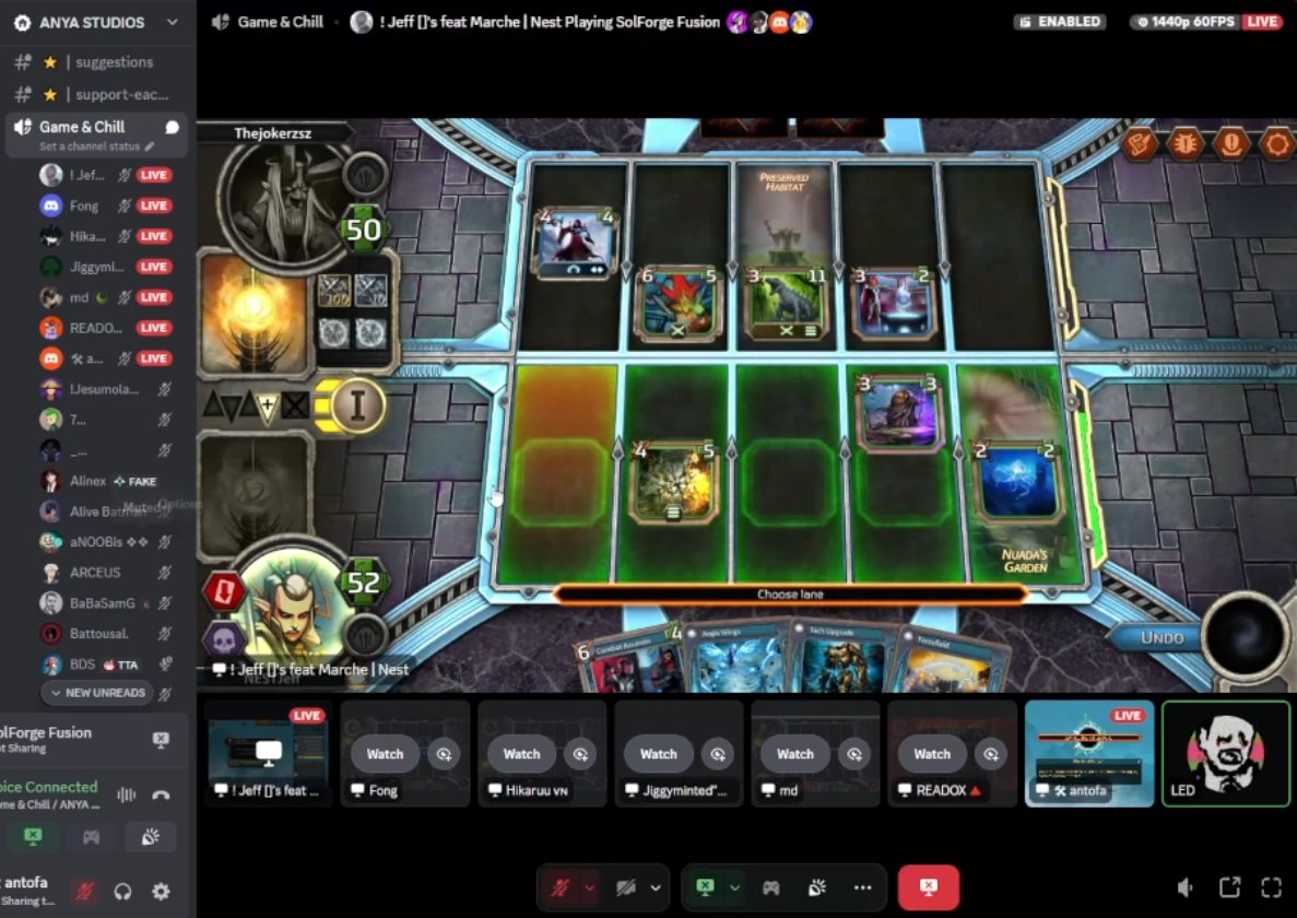 a1_decrypt's tweet image. 💥 GAME NIGHT = SUCCESS! Huge thanks to @anyafrens squad for an epic session with @SolforgeFusion.
You witnessed history, playing the pioneer of web2, web3 &amp;amp; tabletop fusion! Pure innovation! 🤩