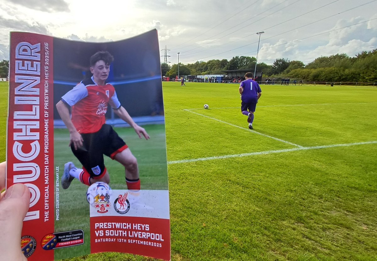 🗣 A big thank you to the players, officials and supporters of <a href="/PrestwichHeysFC/">Prestwich Heys</a> for the game today and especially your hospitality. 
Best wishes for your season.
1/2