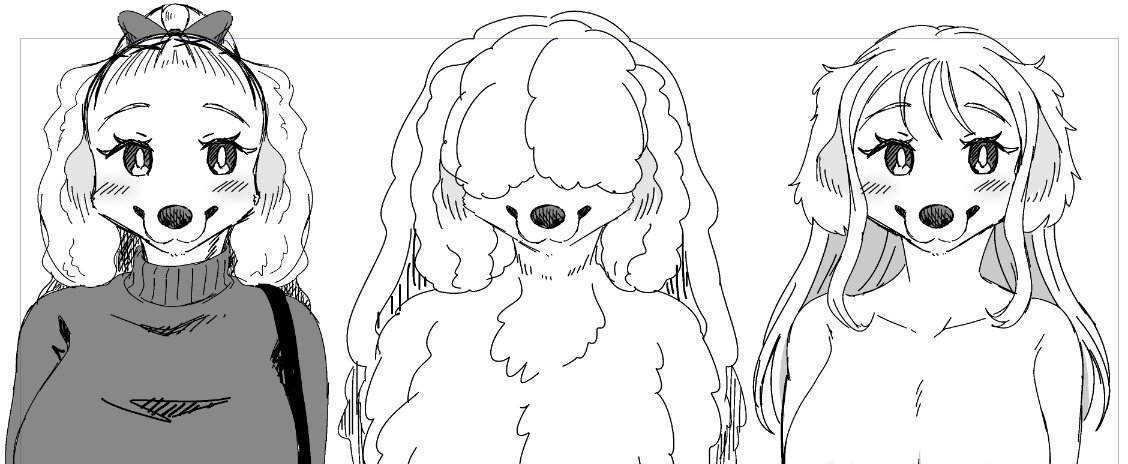 トリミングビフォーアフター 