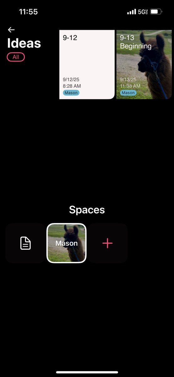 Another morning using <a href="/ideya_app/">Ideya</a> to journal some thoughts and I’ve found it as a good tool for my mental health as well to journal my thoughts easily, and I like being able to separate it using the different Spaces