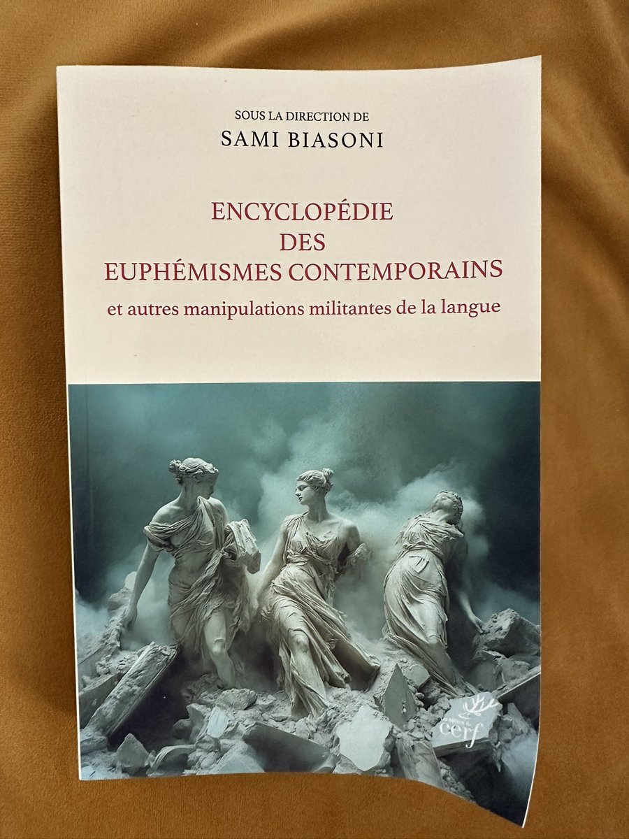Merci <a href="/biasn_s/">Sami Biasoni</a> pour cette encyclopédie indispensable des euphémismes contemporains, un vrai bréviaire pour ne plus se faire abuser par les inventeurs de concepts fumeux et en général punitifs…
#livre #essai