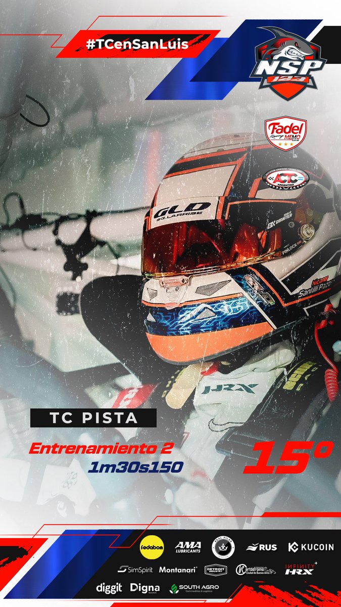 #TCenSanLuis 👉 Terminaron los ensayos del #TCPista y, si bien no pudimos cerrar con la goma nueva en el segundo entrenamiento, tenemos buenas sensaciones de cara a la clasificación!

🔜 Clasificación ⌚️ 15:25hs. 

🖥️ <a href="/TV_Publica/">TVP</a> | <a href="/motorplaytv/">MotorPlay</a>