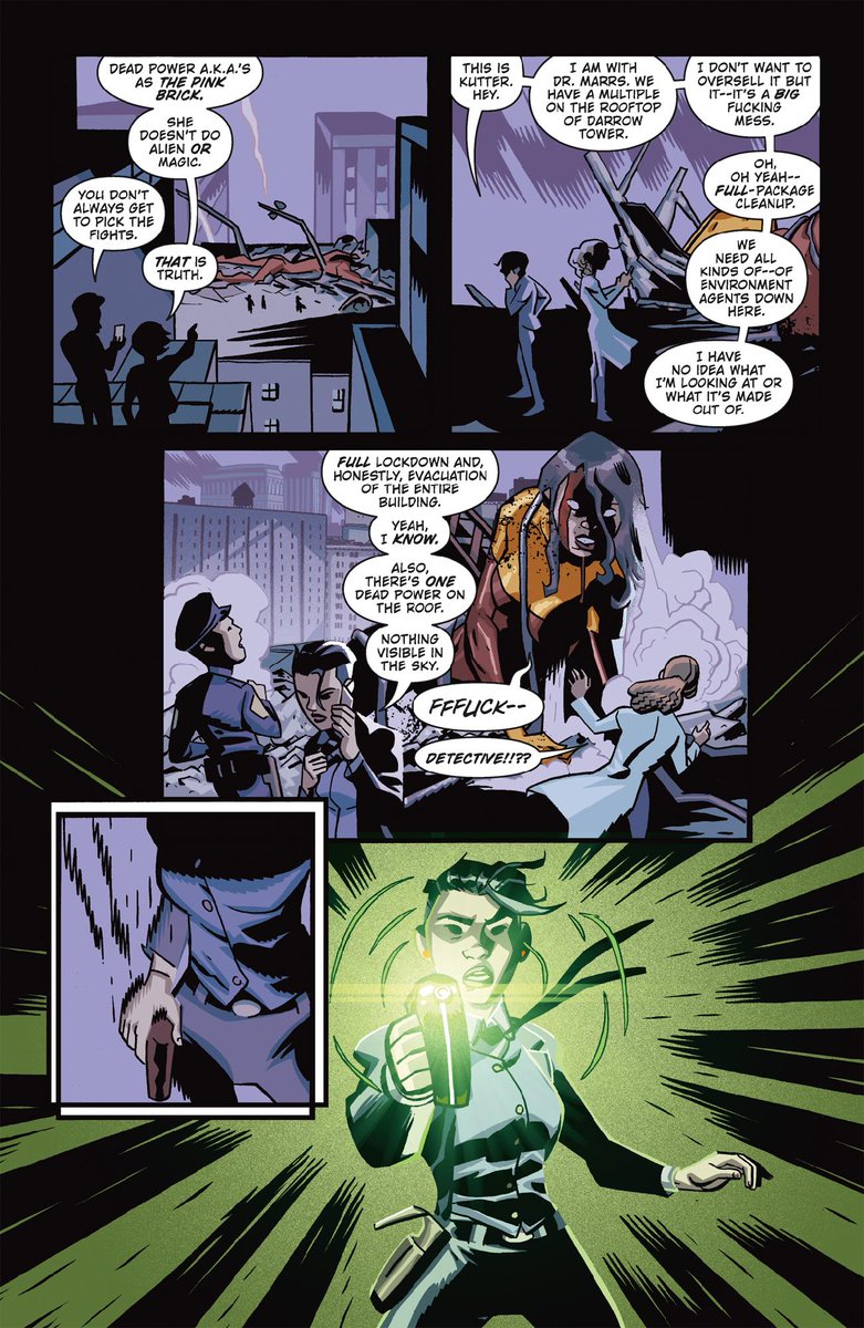 ICYMI: <a href="/BRIANMBENDIS/">BRIAN MICHAEL BENDIS</a> and Michael Avon <a href="/Oeming/">Oeming</a>'s POWERS returned this week with Powers 25 issue #1, available now in comic shops! Details: bit.ly/3IbJbkI

A new unsolvable powers murder has detectives Kutter and Moon questioning EVERYTHING about the world and their place