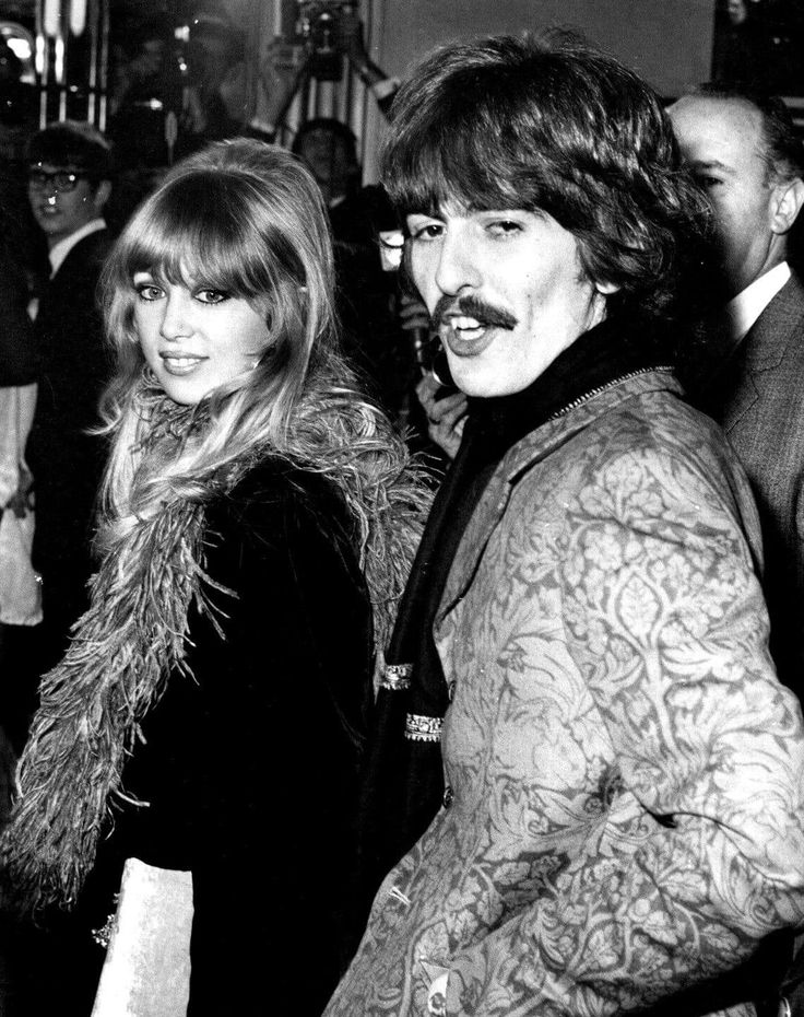 Pattie Boyd and.....Sorry, I forgot his name.