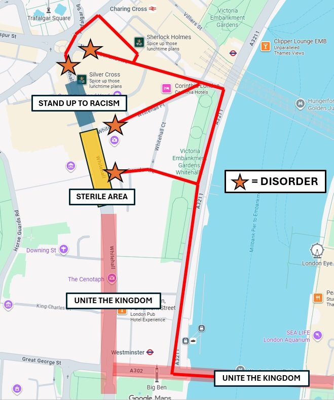 BROKENBRITAIN0's tweet image. 🚨 🇬🇧 BREAKING: THE MET POLICE JUST RELEASED THIS PICTURE 📸 

Notice where all the "disorder" is 

Yet the "Far right" are the problem in this country, aren't they, @Keir_Starmer? You fckin clown.

I hope you're watching what's happening in London mate, because now the lion is…