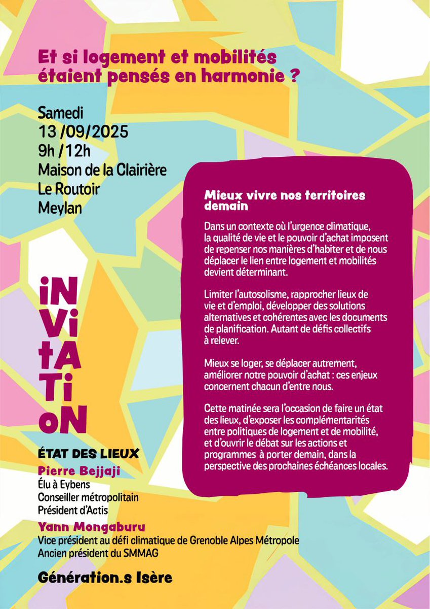 38_Generations's tweet image. Et si les politiques de #logement et de #mobilites étaient pensées en cohérence ?
Merci à Yann Mongaburu et Pierre Bejjaji pour la présentation étayée, source de riches échanges !
Les politiques pour accompagner les transitions, c'est maintenant !