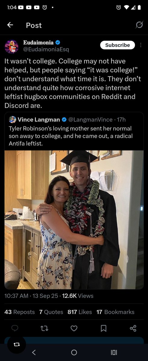 Nick fuentes' groupers are an internet leftist hug box community?

Who poisoned your water.