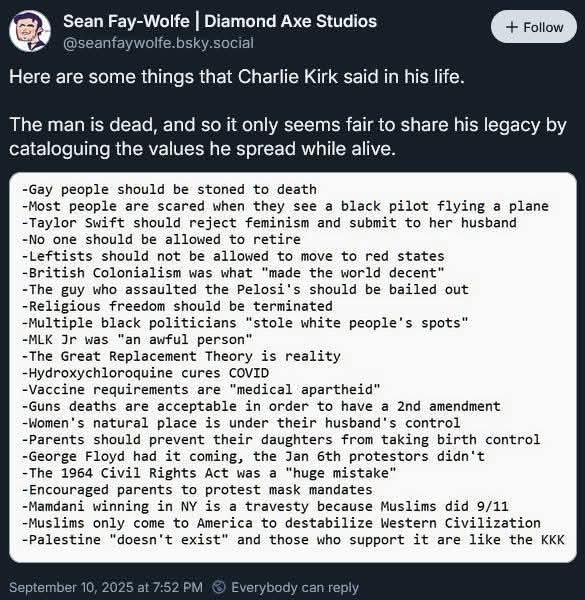 SK17298002's tweet photo. @Girlpatriot1974 He was a racist sexist white supremacist. The people who do Gods work are nurses, doctors etc. People that help others, not put them down.He should not have been killed but he is also not a great loss to the world. https://t.co/VUKwNQtVad