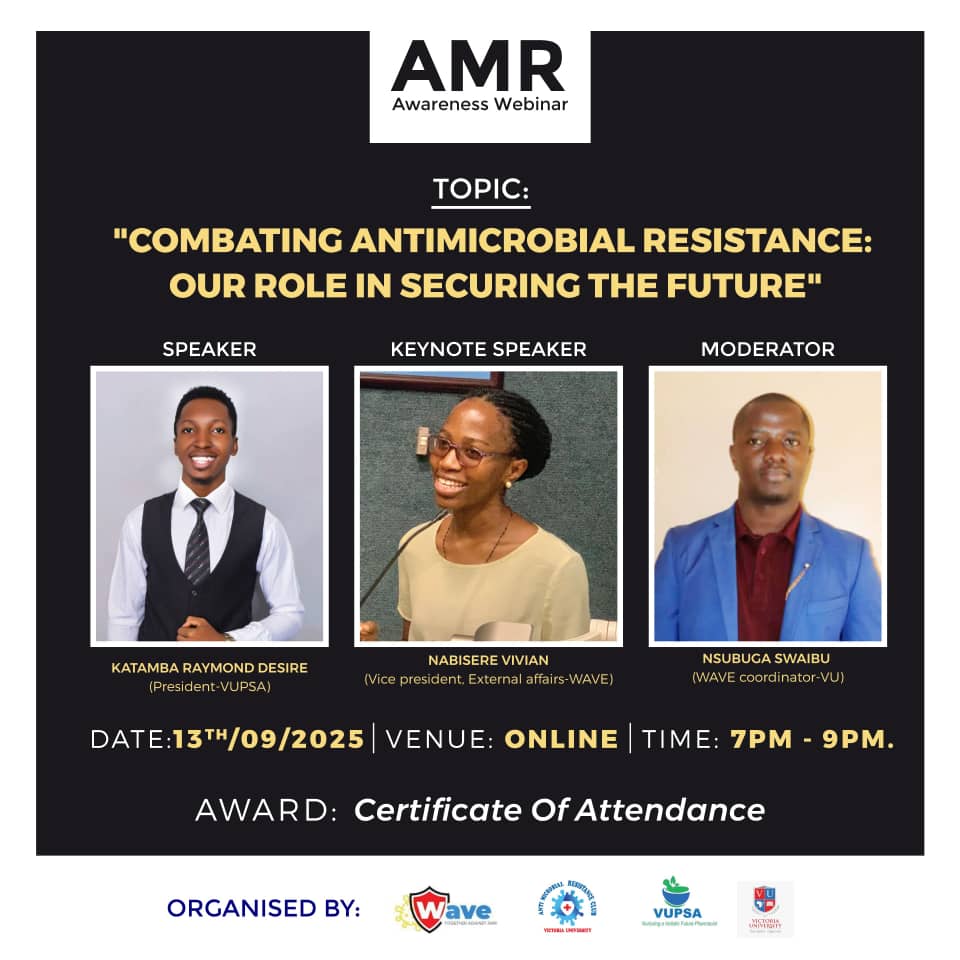 Today we dig deeper into how poverty is one of the leading causes of antimicrobial resistance. What can we do? How do we go about it? It gives us great motivation to see youth involved in such talks. Appreciation to those that joined in