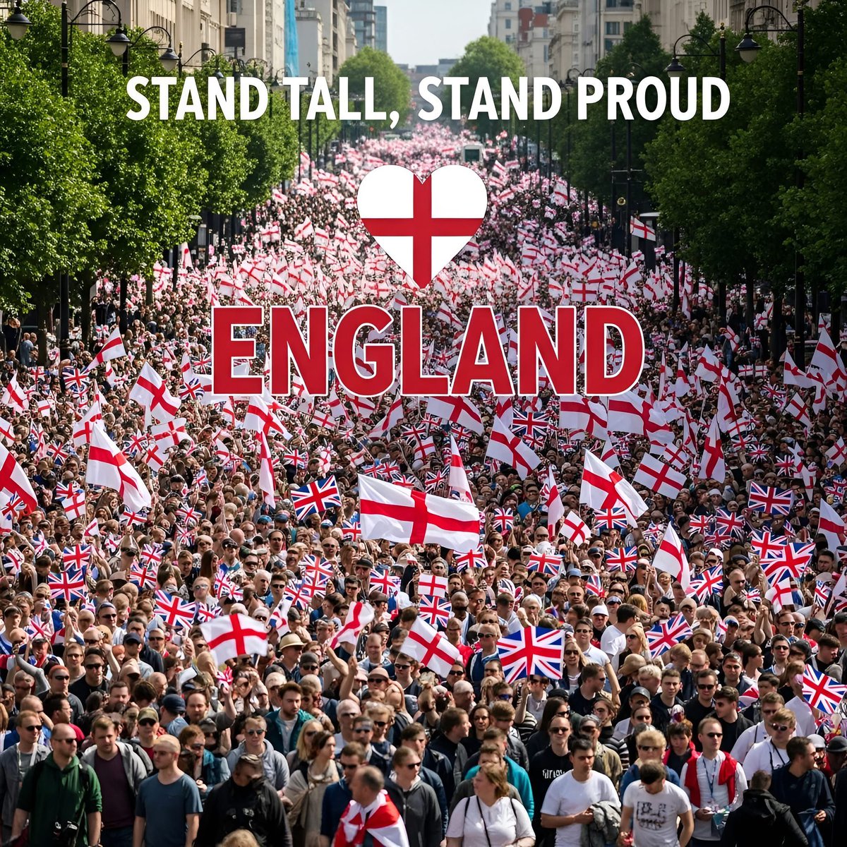 Proud to be British today ❤️🇬🇧 #TommyRobinson #UniteTheKingdom #KierStarmersaWanker