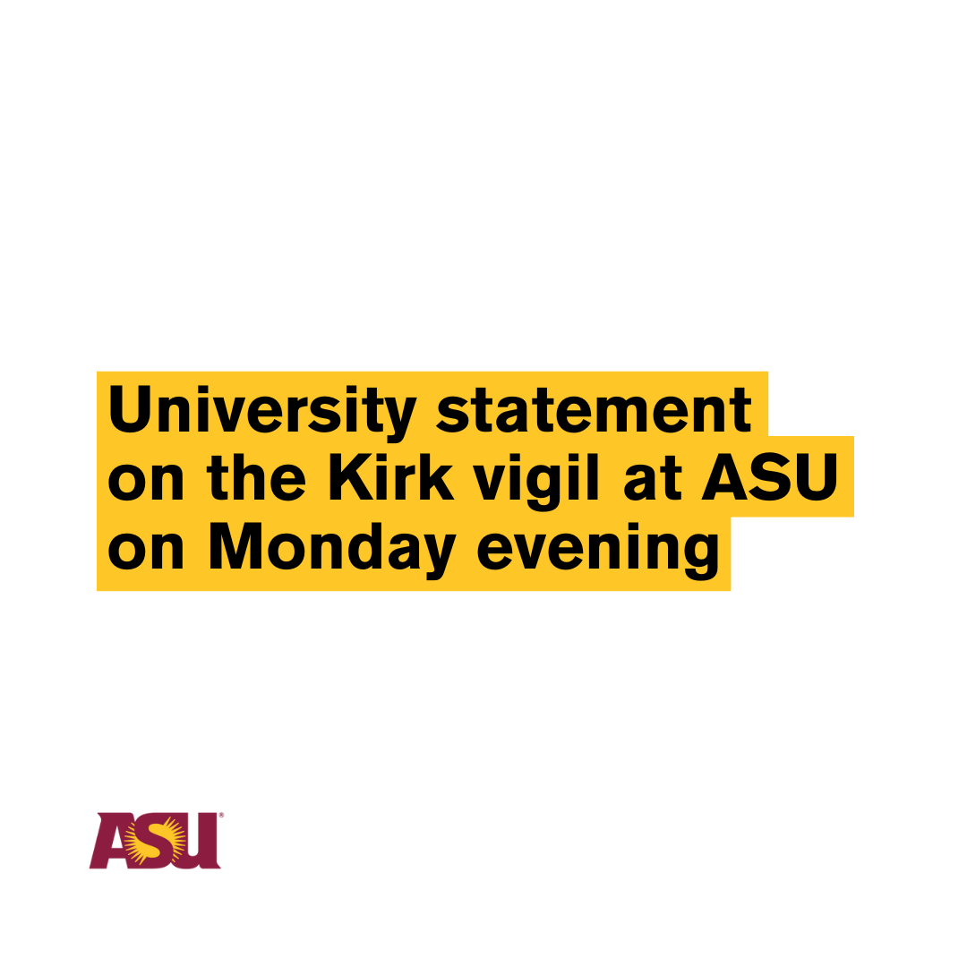 ASU News tweet media