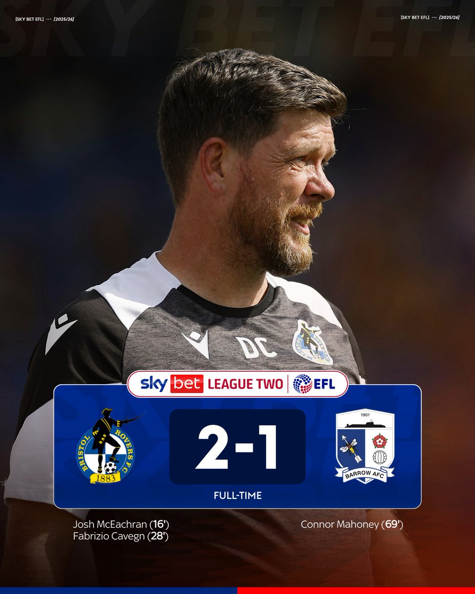 ✅✅✅✅

No team in the <a href="/EFL/">EFL</a> is on a longer winning run than <a href="/Official_BRFC/">Bristol Rovers</a> 🔵⚪️

The Gas are cooking  🔥