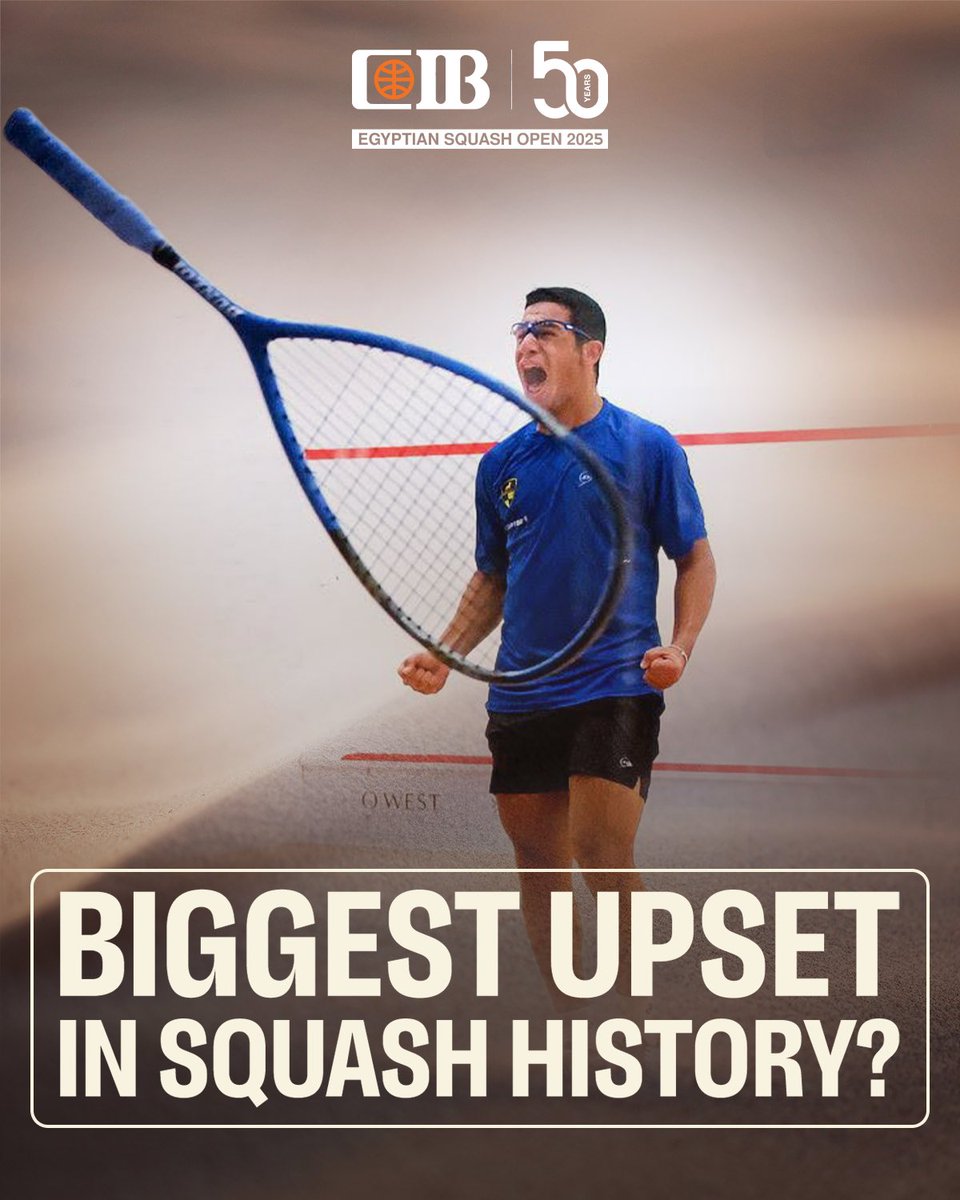 🤯 The biggest ranking upset at a major event - EVER!

🇪🇬 World No.252 Adam Hawal has produced an incredible performance to knock out World No.3 Paul Coll in the second round of the CIB Egyptian Open

#egyptianopen