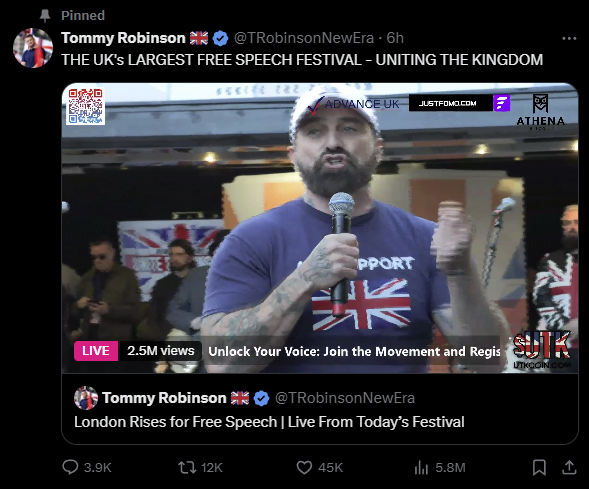 TRobinsonNewEra's tweet photo. WE HAVE NOW HIT TWO AND A HALF MILLION VIEWS ON X!!! https://t.co/uYo6pcqERt