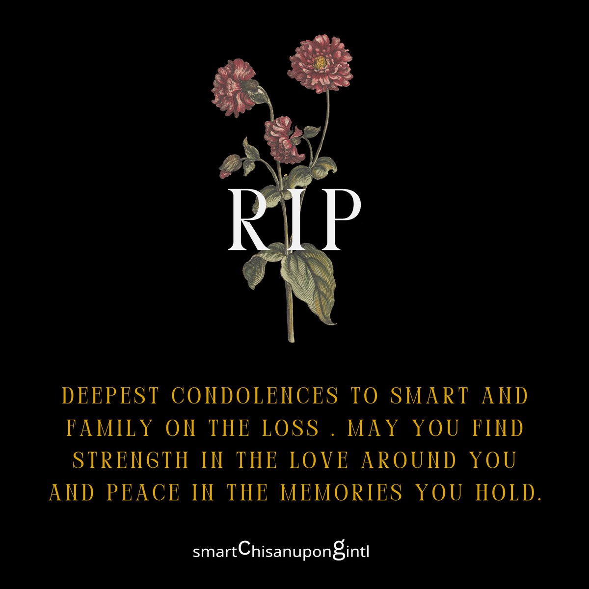 In this moment of loss, we offer our silent prayers and heartfelt condolences. Words may not ease the pain, but please know we're here silently grieving with you and sending strength <a href="/smart_csnp/">Smart Chisanupong</a> 

We hope everyone can grief with us silently . Let give him some space .🙏 

Rest in